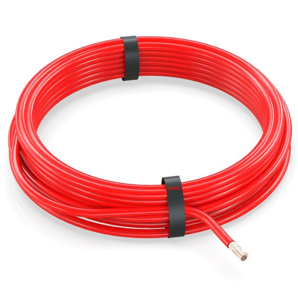 w. Längen siehe Beschreibung 10m € 0,50/m 0,5mm² Kfz Kabel Litze Flry Rot 