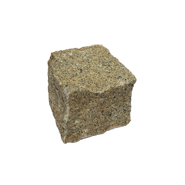 Granit Pflastersteine Naturstein 9/11 gelb als Kleinmenge