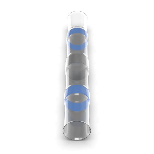 Lötverbinder 1,5 - 2,5 mm² blau mit Schrumpfschlauch Ø 5 mm