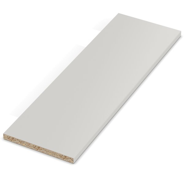 19 mm Einlegeboden Regalboden grau melaminharzbeschichtet mit ABS Kante max 1000 x 800