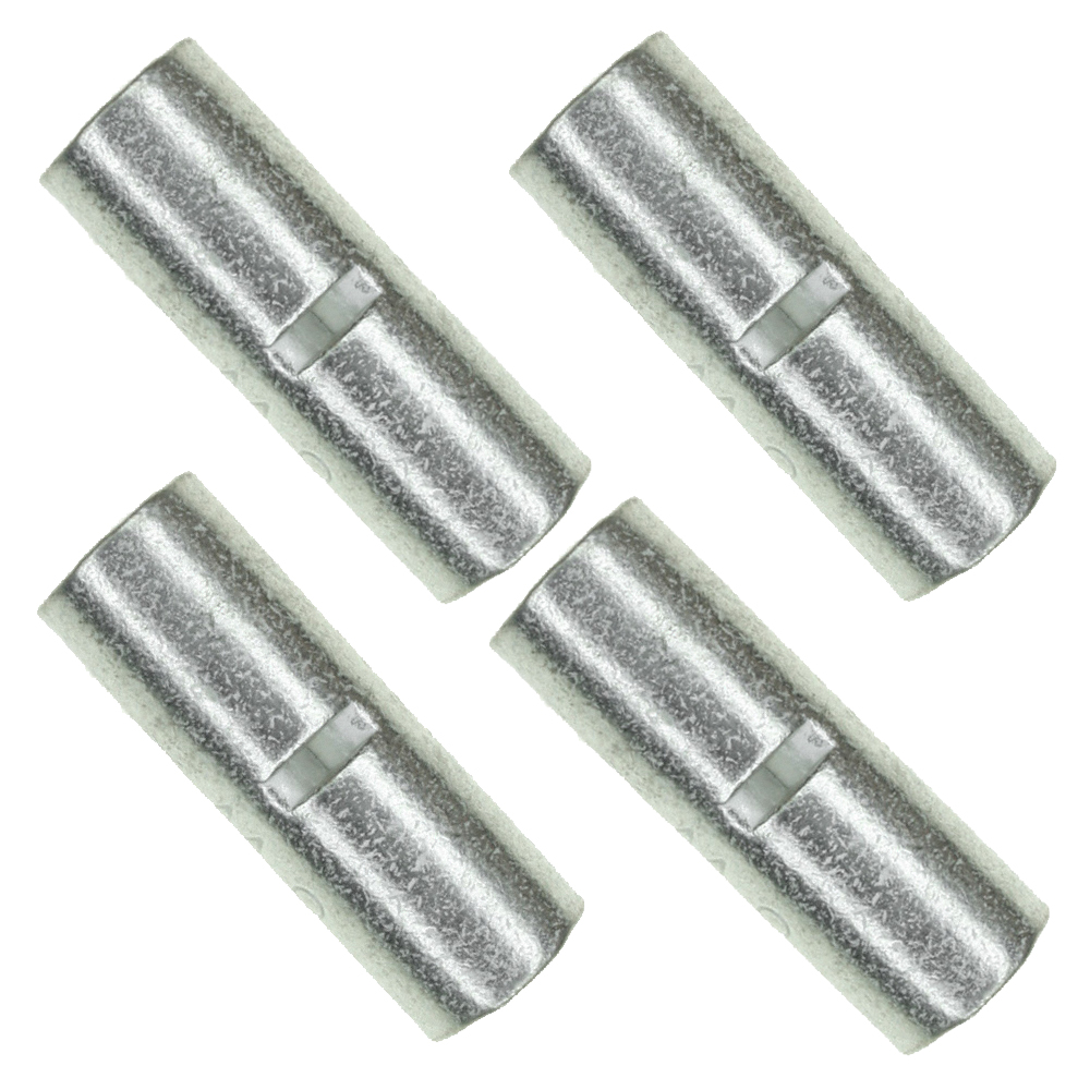 Schrumpfverbinder 0,1 mm² bis 0,5 mm² Stoßverbinder mit Schrumpfschlauch weiß 