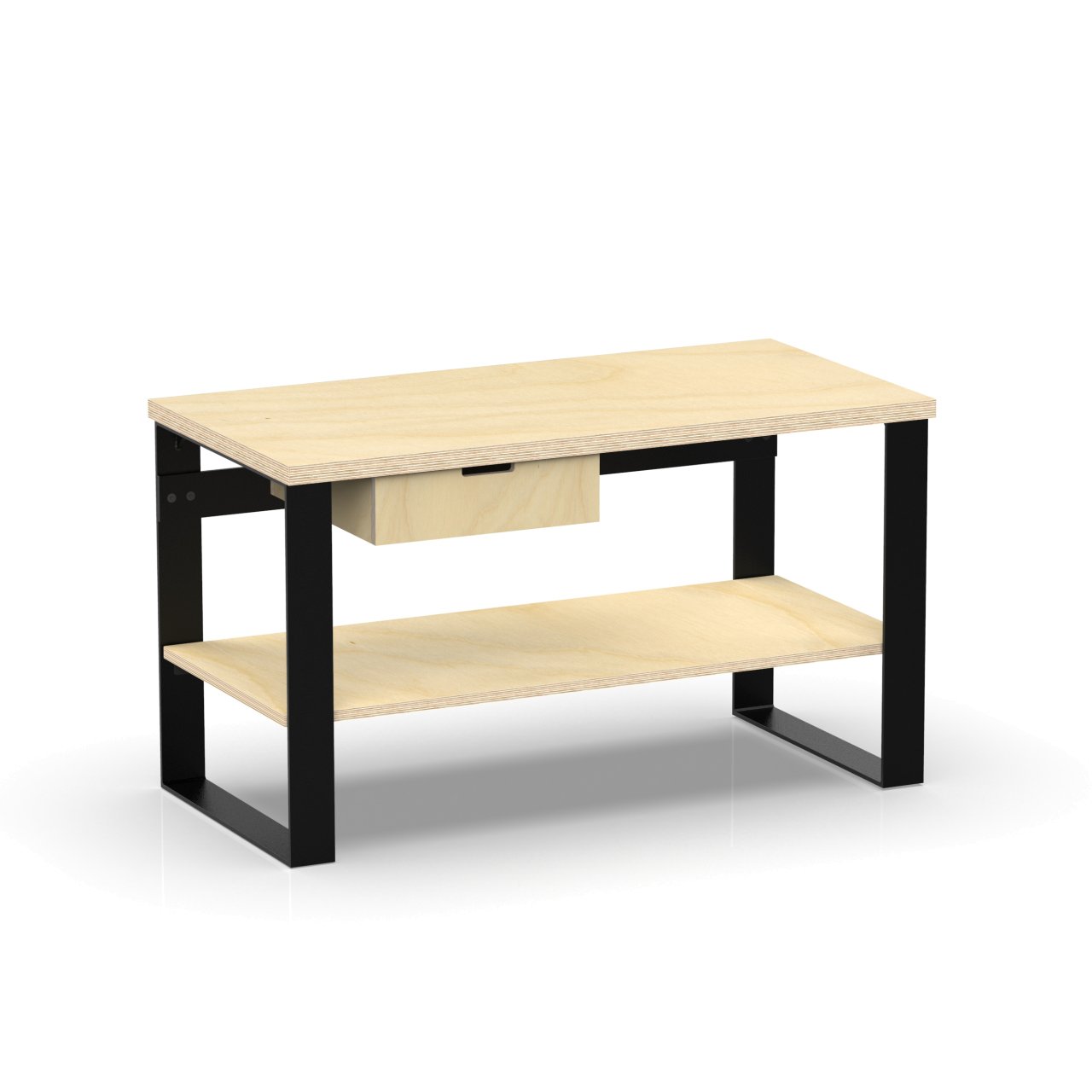 Profi Design Werkbank 1200 x 750 x 850 mm mit 40 mm Arbeitsplatte und Boden + 1 Schubkasten