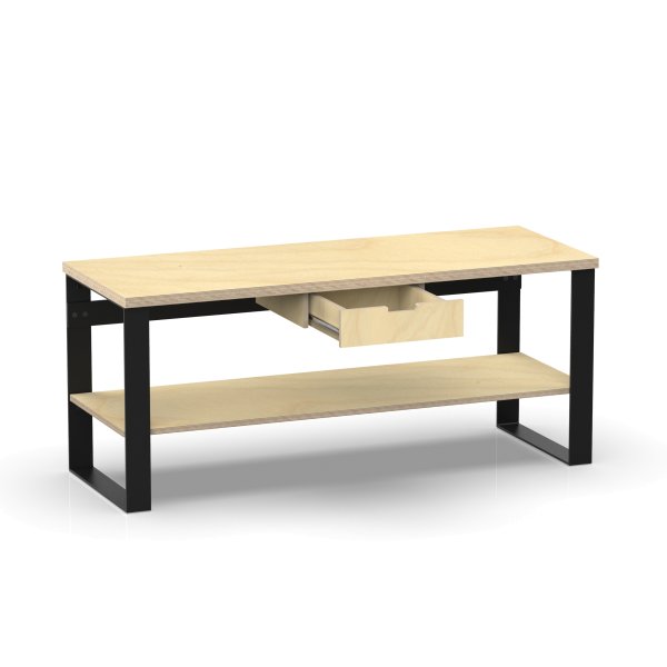 Profi Design Werkbank 1800 x 750 x 850 mm + 40mm Arbeitsplatte + Boden