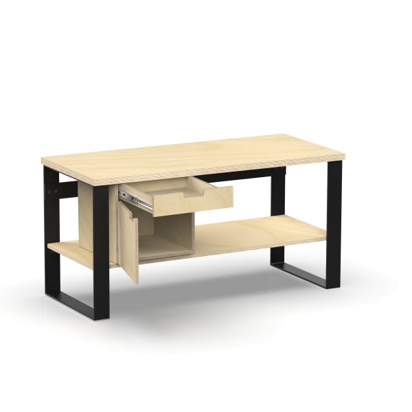Profi Design Werkbank 1500 x 750 x 850 mm + 40mm Arbeitsplatte + Boden