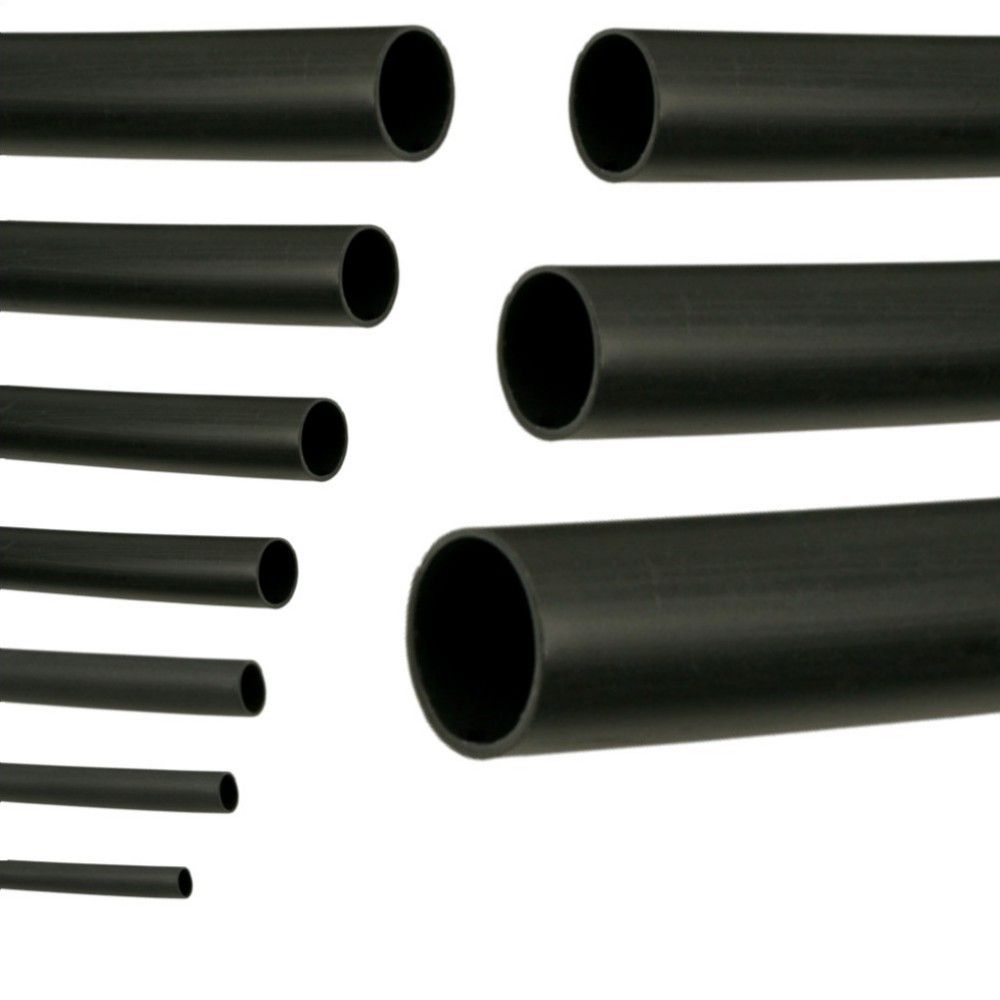 Isolierschlauch schwarz weich PVC 10mm 1 m 