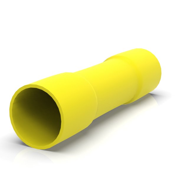 Stoßverbinder Ø 4 - 6 mm² isoliert gelb