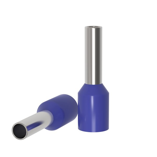 Aderendhülsen 2,5 mm² isoliert blau | auprotec.com