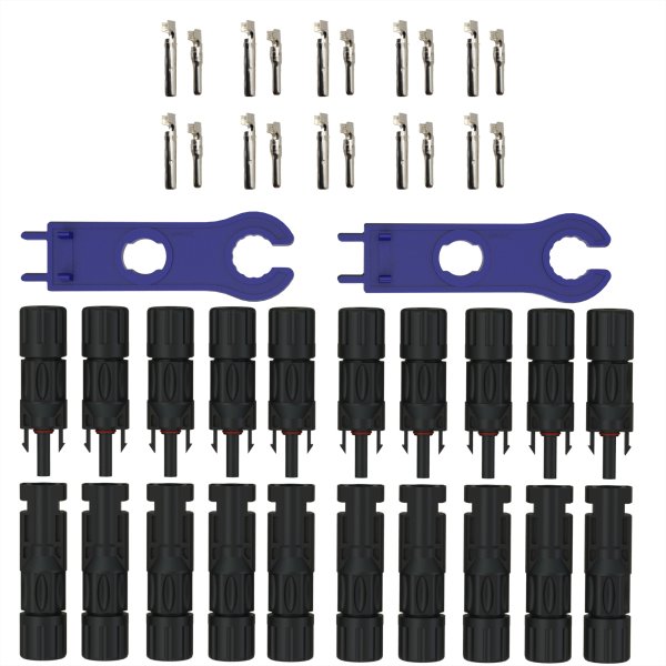 Solarstecker 1,5 kV PV Verbinder Set 10 Paar | auprotec.com