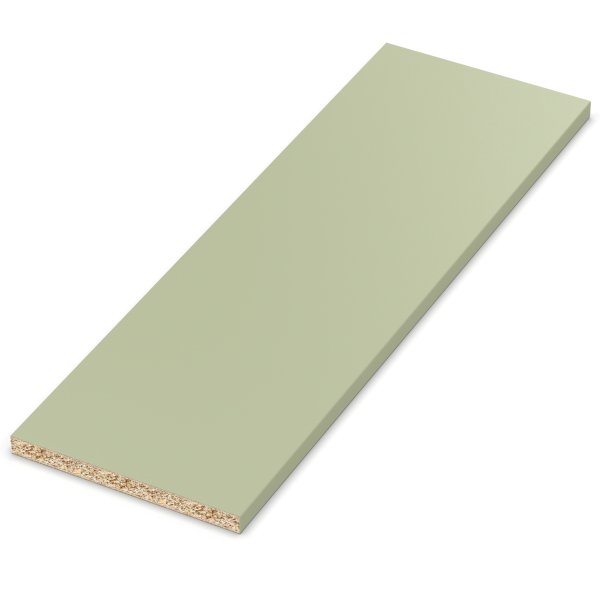 19 mm Einlegeboden Regalboden Dekor Avocado Green mit ABS Kante max 1000 x 800