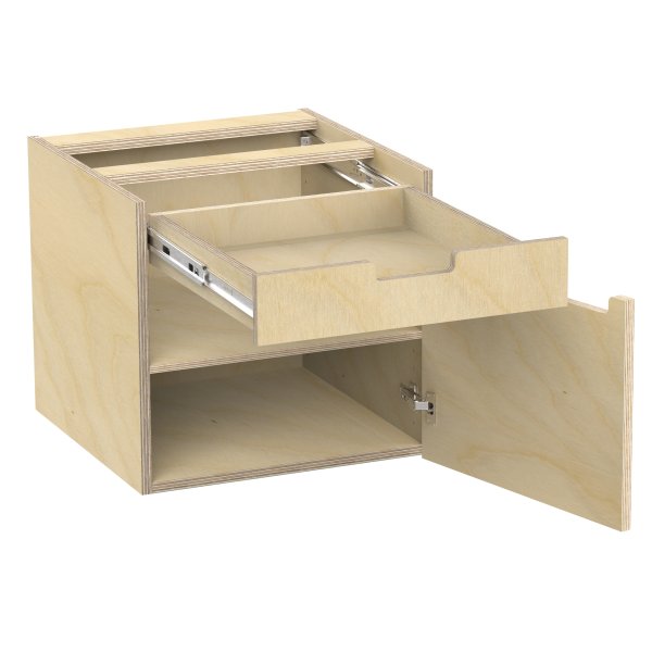 Profi Design Werkbank 1300 x 750 x 850 mm + 40mm Arbeitsplatte + Boden