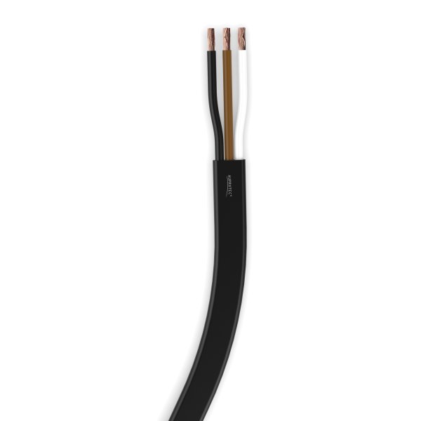 Câble plat 3 x 1,5 mm² pour application automobile, 3 conducteurs par câble