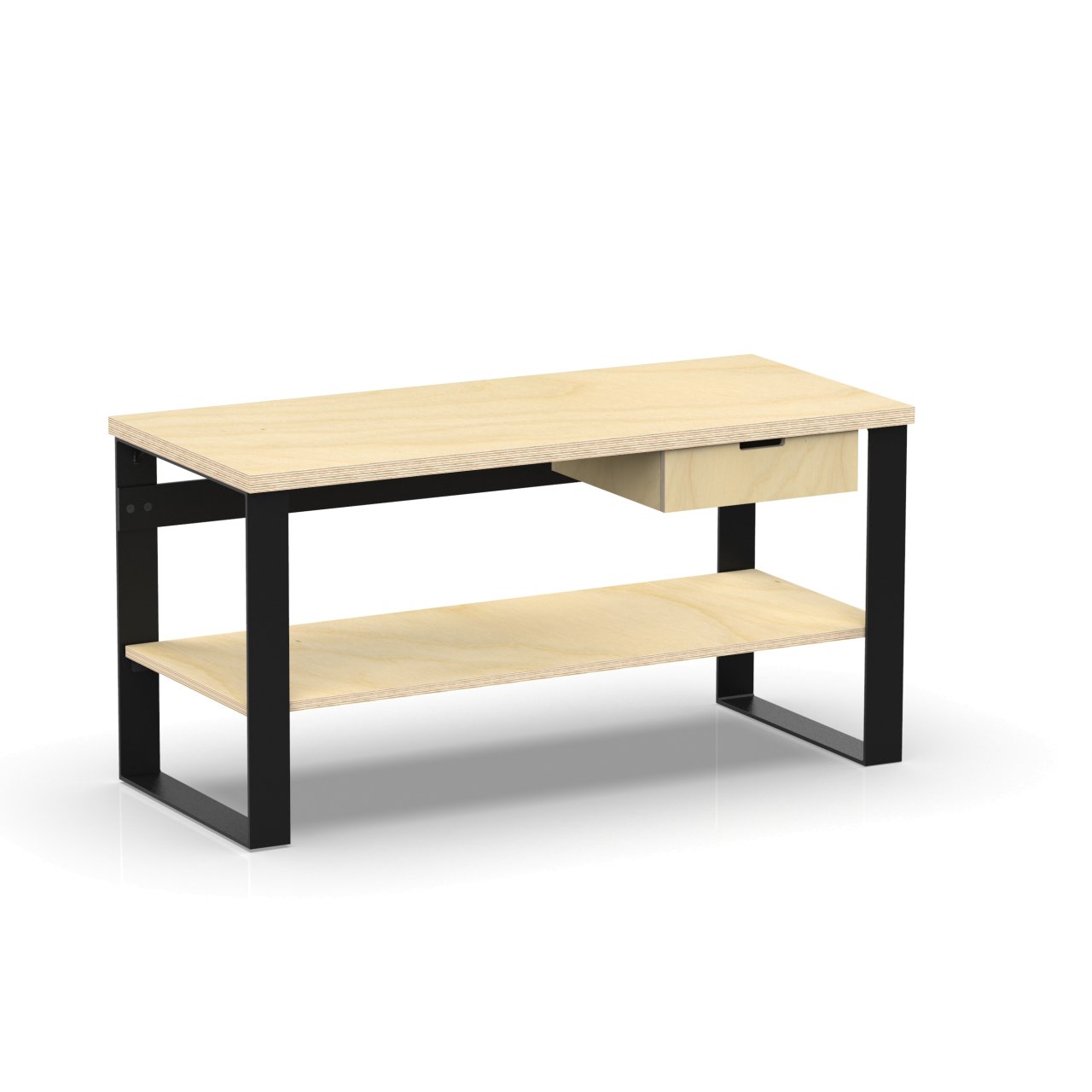Profi Design Werkbank 1600 x 750 x 850 mm mit 40 mm Arbeitsplatte und Boden + 1 Schubkasten