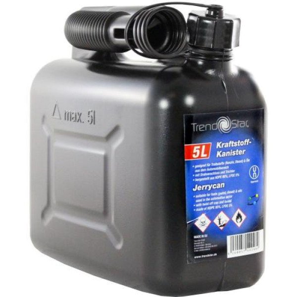 5 Liter Kraftstoffkanister Kunststoff (UN) schwarz