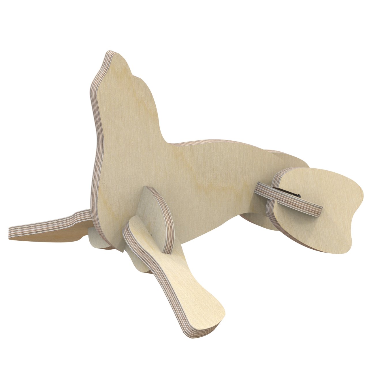 3D Holzbausatz Multiplex Birkenholz Konstruktions-Puzzle Modell Robbe
