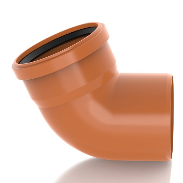 AUPROTEC KG System - Rohrbogen 67.5 Grad DN 125 | auprotec.com
