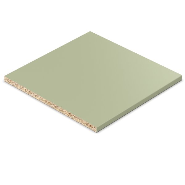 19 mm Einlegeboden Regalboden Dekor Avocado Green mit ABS Kante max 1000 x 800