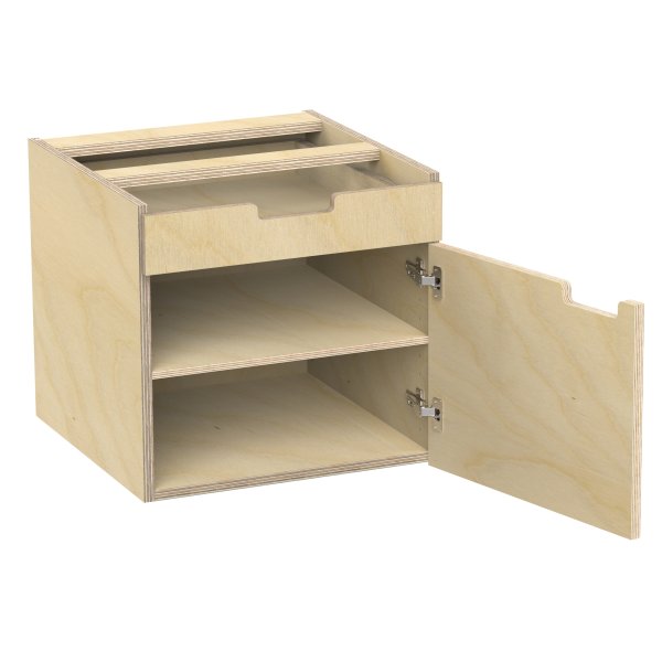 Profi Werkbank 1250 x 600 x 850 mm + 40mm Arbeitsplatte und Boden