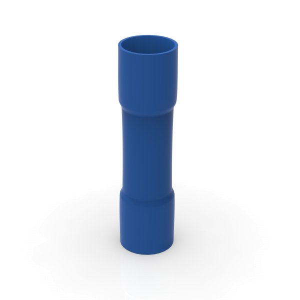 Stoßverbinder Ø 1,5 - 2,5 mm² isoliert blau
