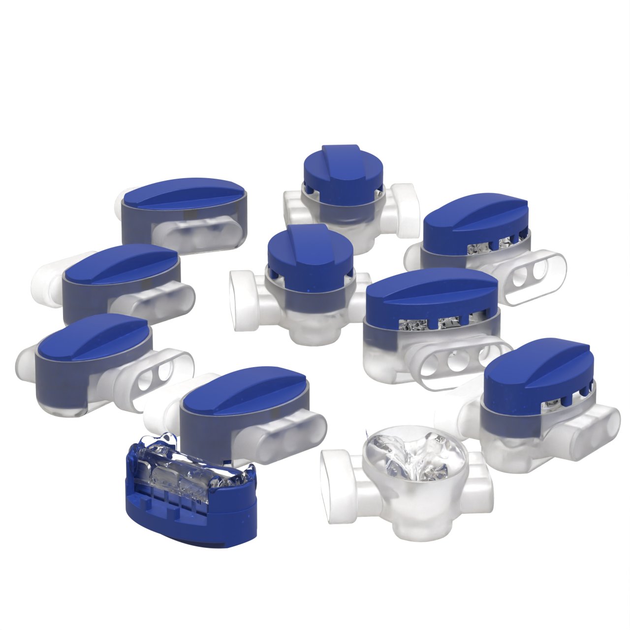 10 Kabelverbinder wasserdicht Universal Kabelklemmen für Begrenzungskabel