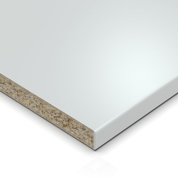 19 mm Einlegeboden Regalboden weiß melaminharzbeschichtet mit ABS Kante max 1000 x 800