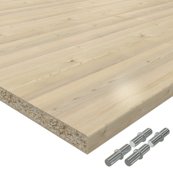 19 mm Einlegeboden Regalboden Dekor Polar Pine Urus mit ABS Kante max 1000 x 800