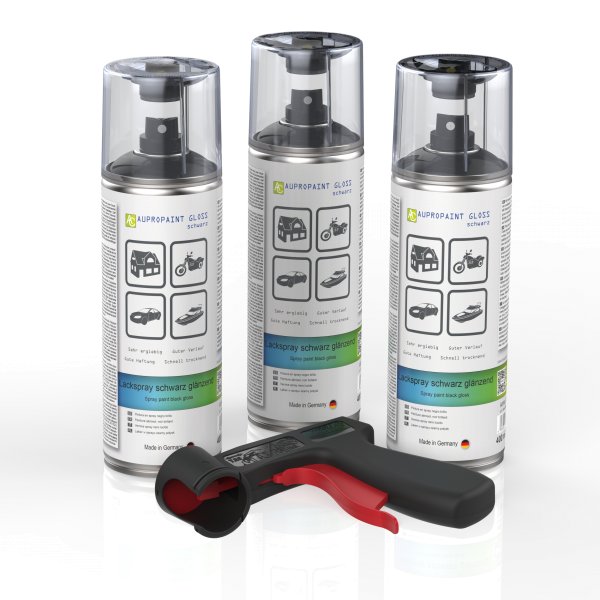 AUPROPAINT GLOSS 400ml Auto Lack Spray schwarz | auprotec.com