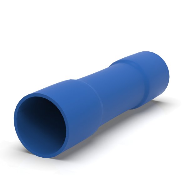 Stoßverbinder Ø 1,5 - 2,5 mm² isoliert blau