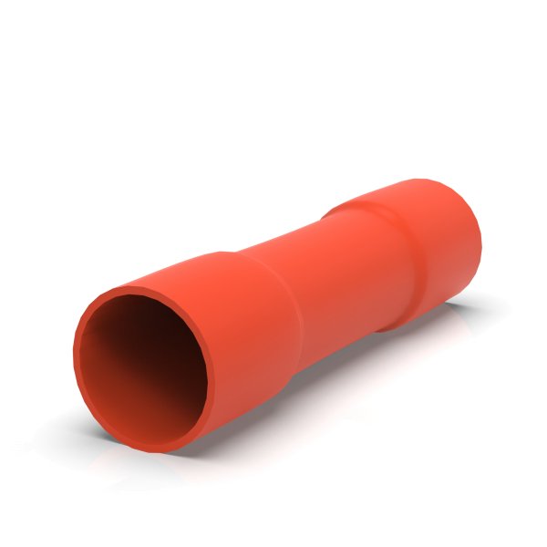 Stoßverbinder Ø 0,5 - 1 mm² isoliert rot