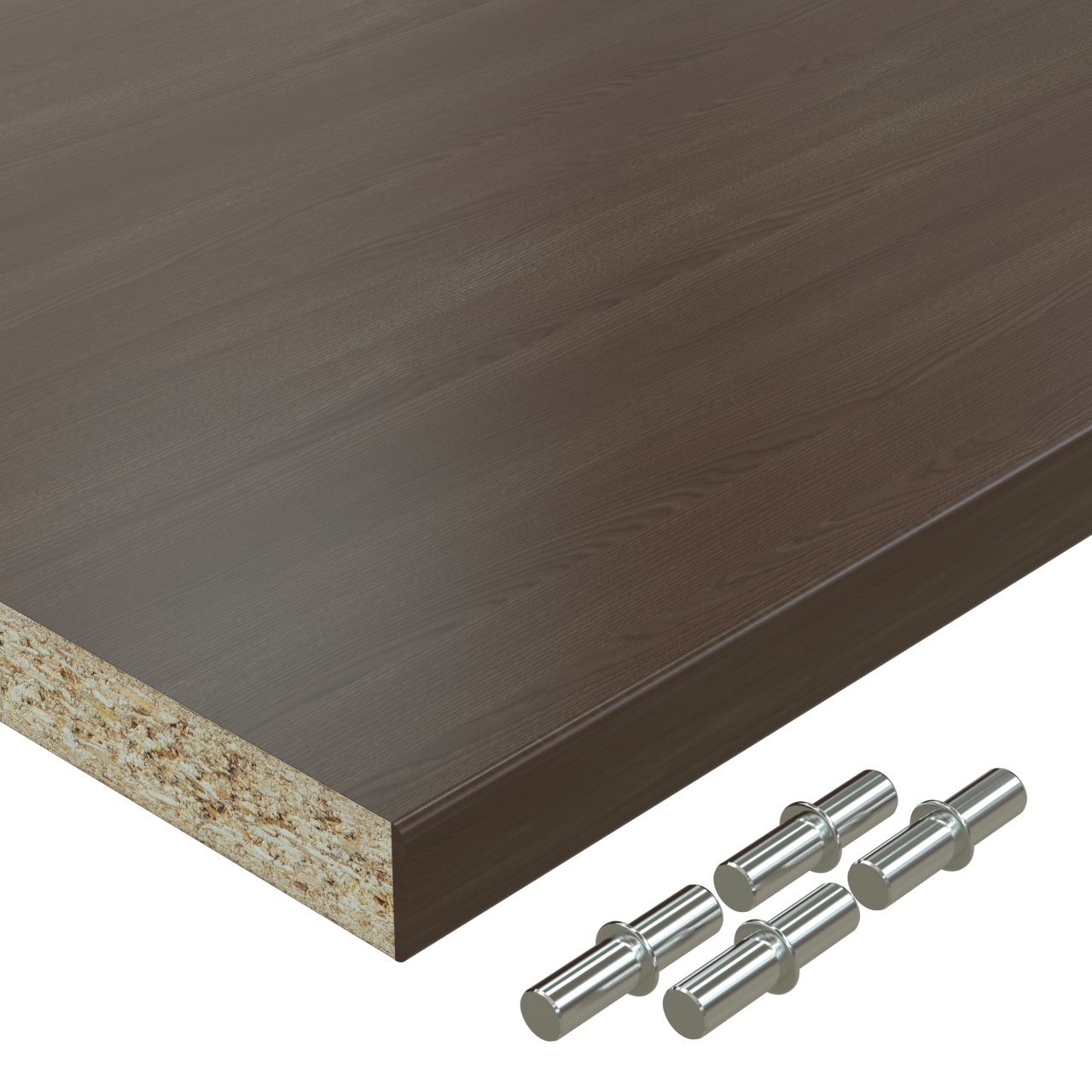 Einlegeboden Dekor Eiche Piemont Mokka bis 1000 x 800 mm Regalboden 19 mm melaminharzbeschichtet mit ABS Kante
