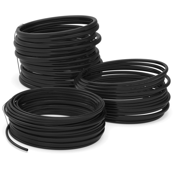 Wąż izolacyjny Ø 5mm osłona izolacyjna PVC odporny na ciepło, czarny