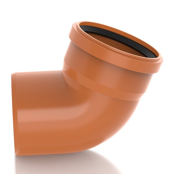 AUPROTEC KG System - Rohrbogen 67.5 Grad DN 125 | auprotec.com