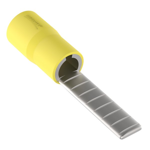AUPROTEC Flachstift Kabelschuhe isoliert 0.5-6 mm² Stiftlänge 10-18 mm DIN 