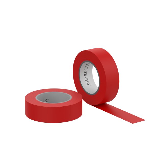 En PVC Rouge Ruban pour isolation électrique Raquette & Chaussettes 16.5Mx16.5mmx0 .165mm* 