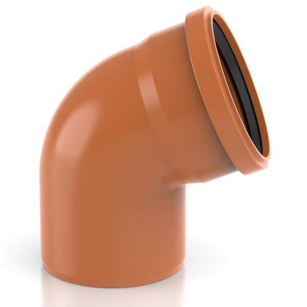 AUPROTEC KG System - Rohrbogen 67.5 Grad DN 125 | auprotec.com