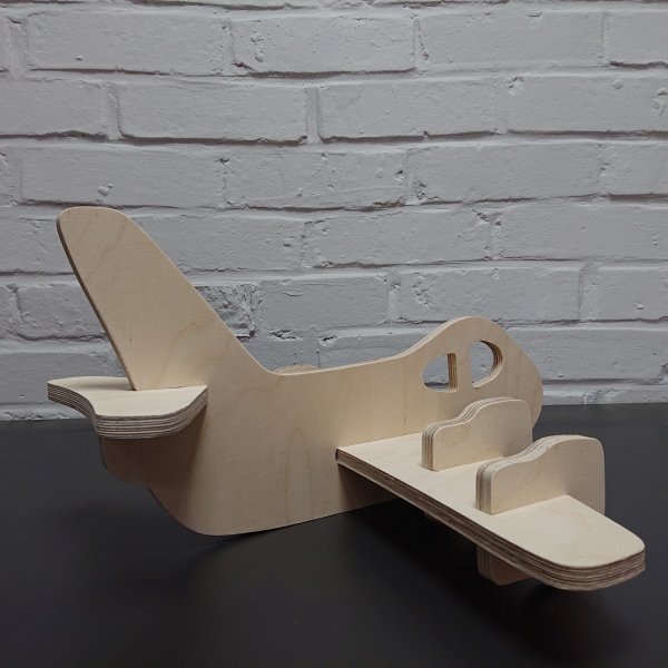 3D Holzbausatz Multiplex Birkenholz Konstruktions-Puzzle Modell Flugzeug