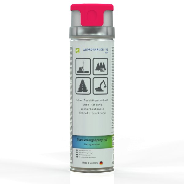 AUPROTEC Chemie - AUPROMARKER V1 rot Markierungsspray | auprotec.com