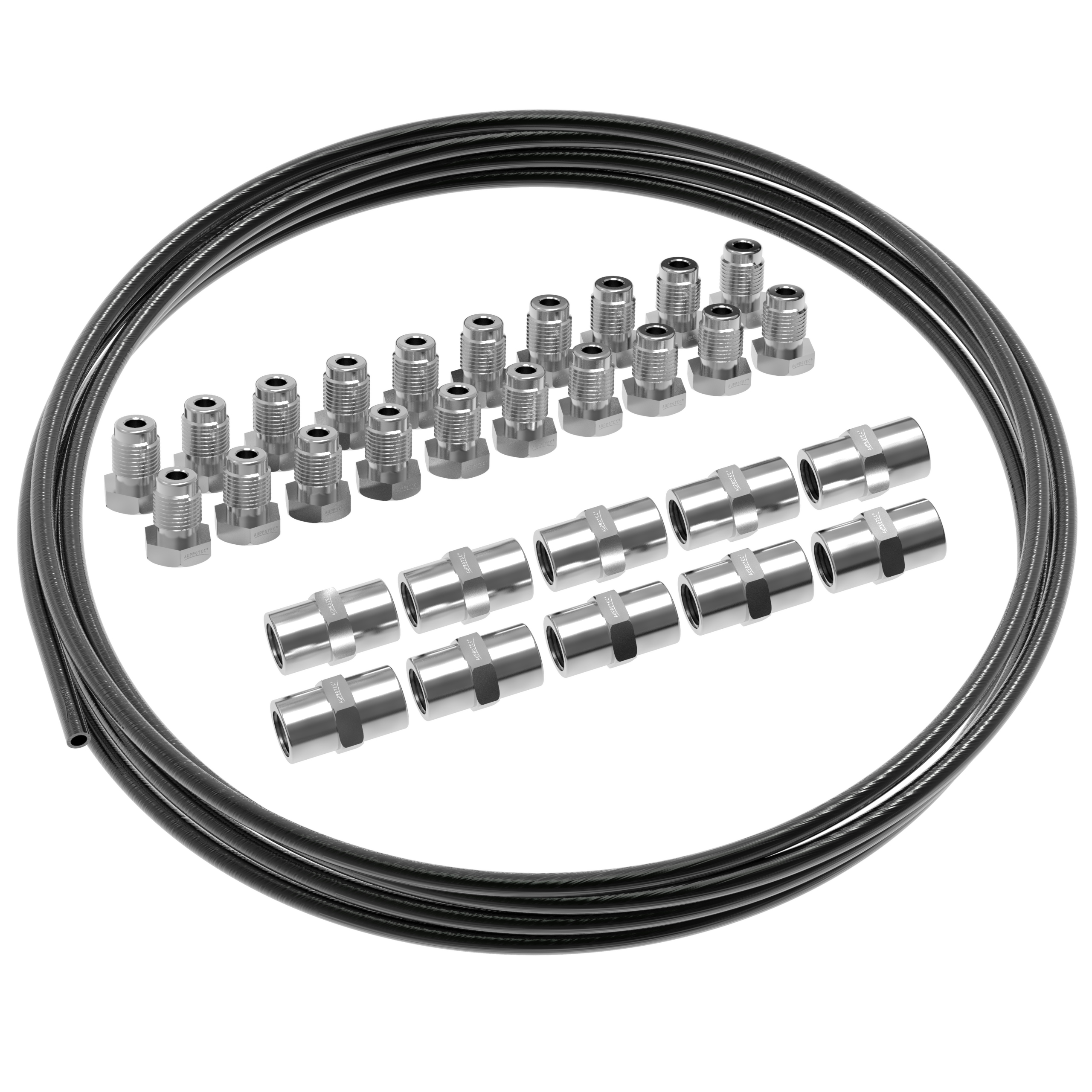 Bremsleitungs-Überwurfmutter, kurz für 6,35mm (1/4) Bremsleitung, Bremsleitungen Ø 6,35mm, Bremsleitungen (Stahl), Bremse