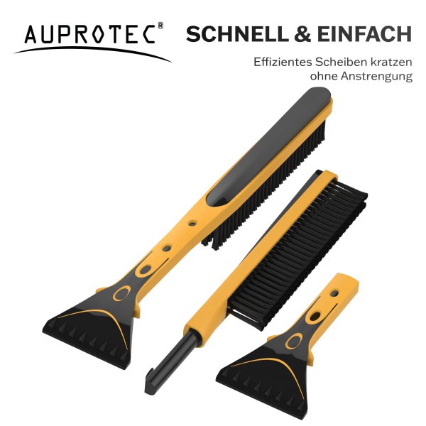 Auto Schneebesen mit Eiskratzer 2in1 abnehmbarer Scheibenkratzer aus robustem ABS