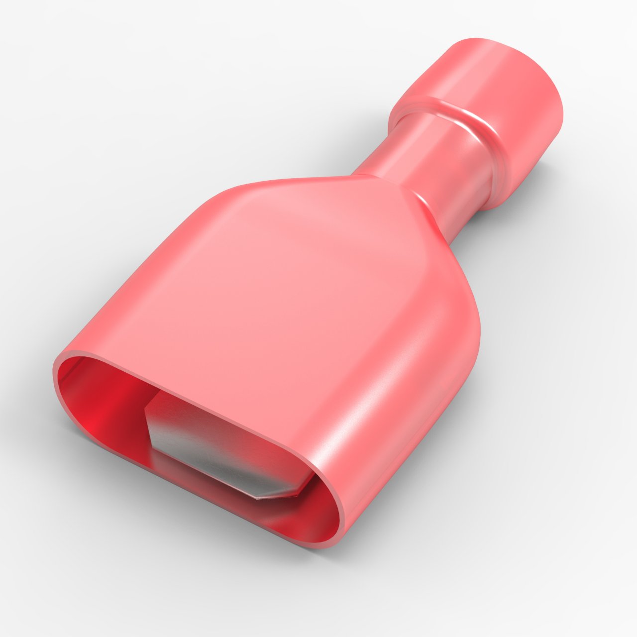 100 Flachstecker 0,5 - 1,5 mm² Vollisoliert MDFN