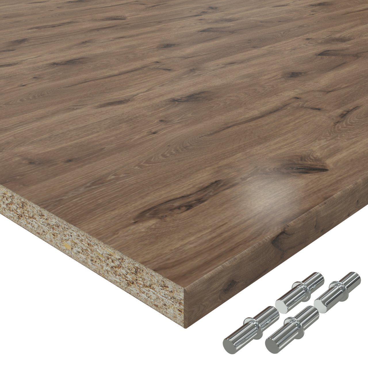 Einlegeboden Dekor Eiche Castell 32360AN bis 1000 x 800 mm Regalboden 19 mm melaminharzbeschichtet mit ABS Kante