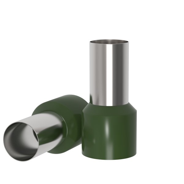 Aderendhülsen 50 mm² isoliert grün | auprotec.com