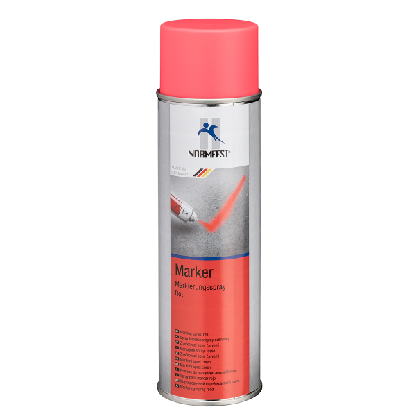 Normfest Markierungsspray Marker rot 500ml