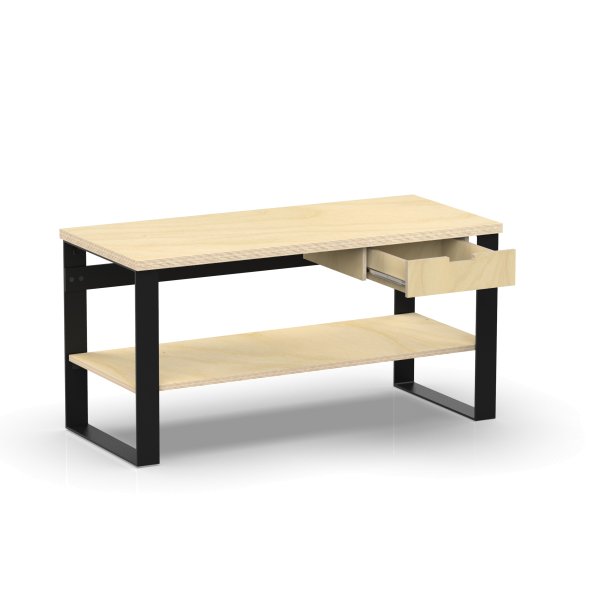 Profi Design Werkbank 1600 x 750 x 850 mm + 40mm Arbeitsplatte + Boden
