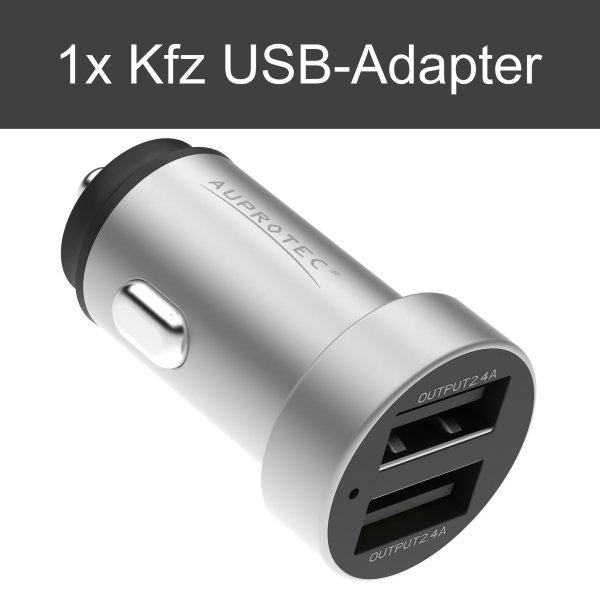 USB Adapter iX-5S Dual Auto Ladegerät 4,8A