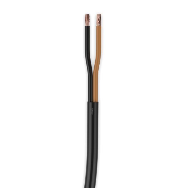 Câble rond 2 x 1,5 mm² pour application automobile 2 fils noir & brun