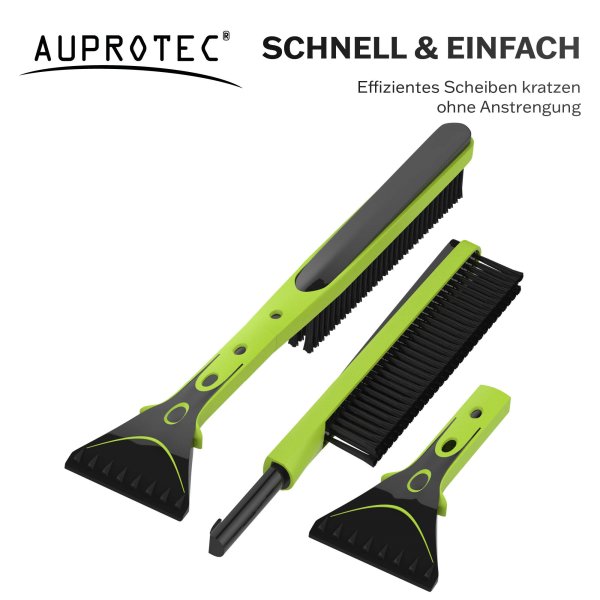 Auto Schneebesen mit Eiskratzer 2in1 abnehmbarer Scheibenkratzer aus robustem ABS