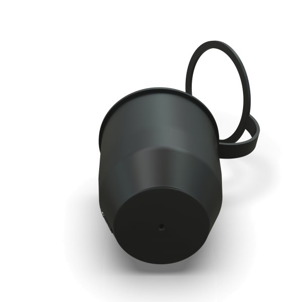 capuchon de protection noir pour attelage de remorque avec anneau de  sécurité pour boule d'attelage