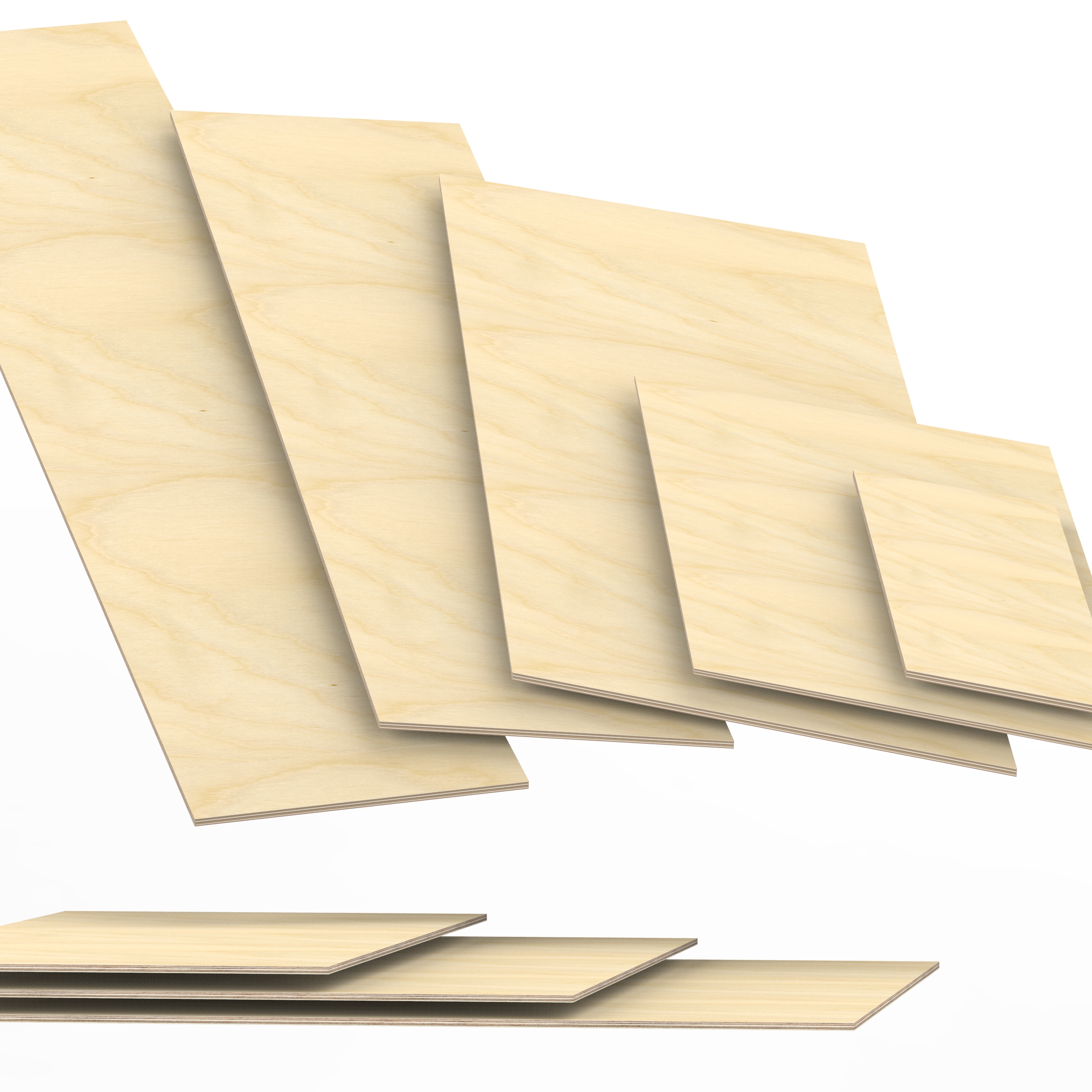 6 mm Multiplexplatte Zuschnitt Sperrholz-Platten Holz Birke Bastler Regalboden 