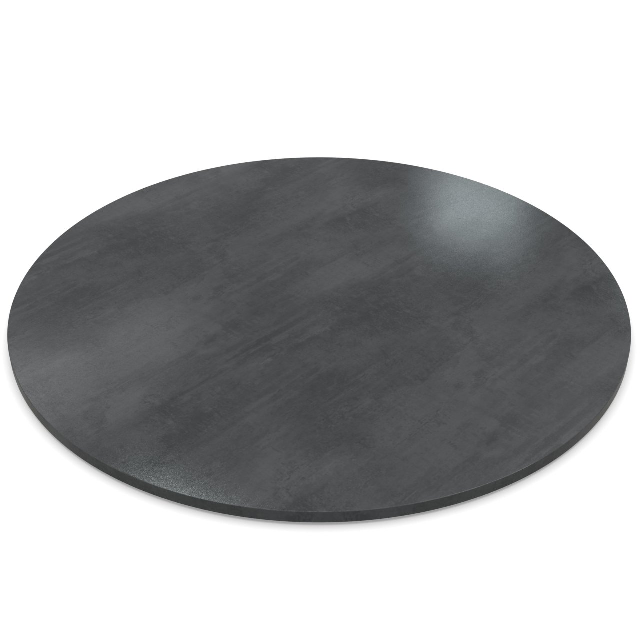 Tischplatte Beton Infinity Ø 300 mm Dekor Spanplatte 19 mm rund melaminharzbeschichtet mit ABS Kante Umleimer
