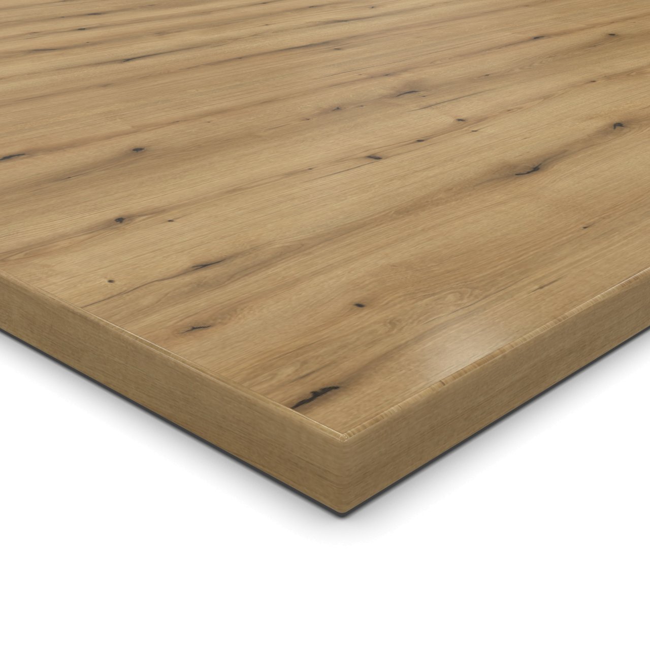 500x500 mm Tischplatte Eiche Evoke Coast K5573 IR Dekor Spanplatte 19 mm mit ABS Kante Umleimer